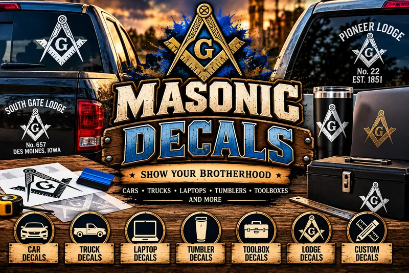 Masonic Decals & Stickers