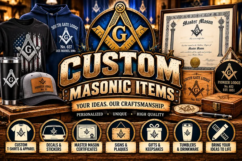 Custom Masonic Items