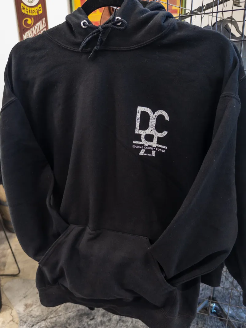 Black DCR Patch Hoodie