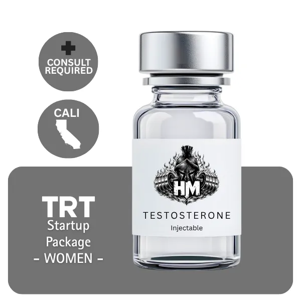 TRT CALI Women's Startup Package (Consult, Labs, Cypionate 200mg/mL 10mL)