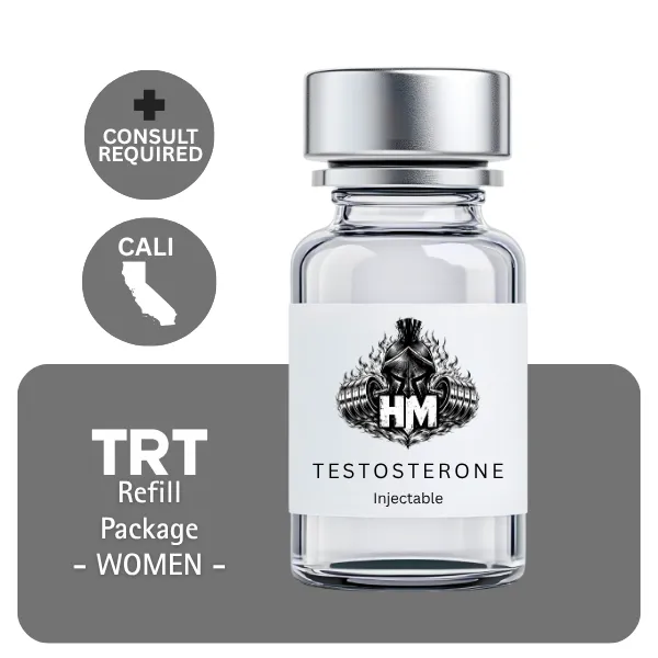 TRT CALI Women's Refill Package (Cypionate 200mg/mL 10mL)