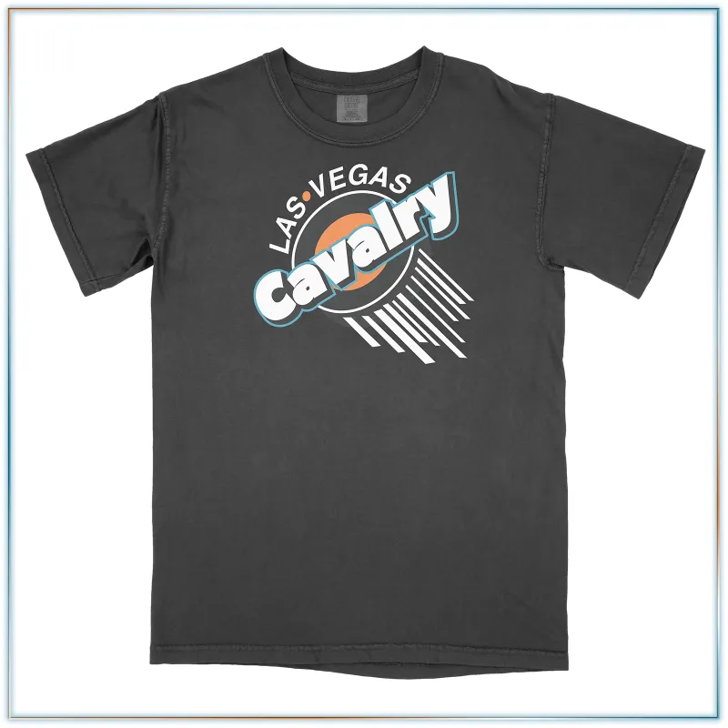 1717 Cavalry Hockey Puck Logo Comfort Colors® Heavyweight Ring Spun Tee