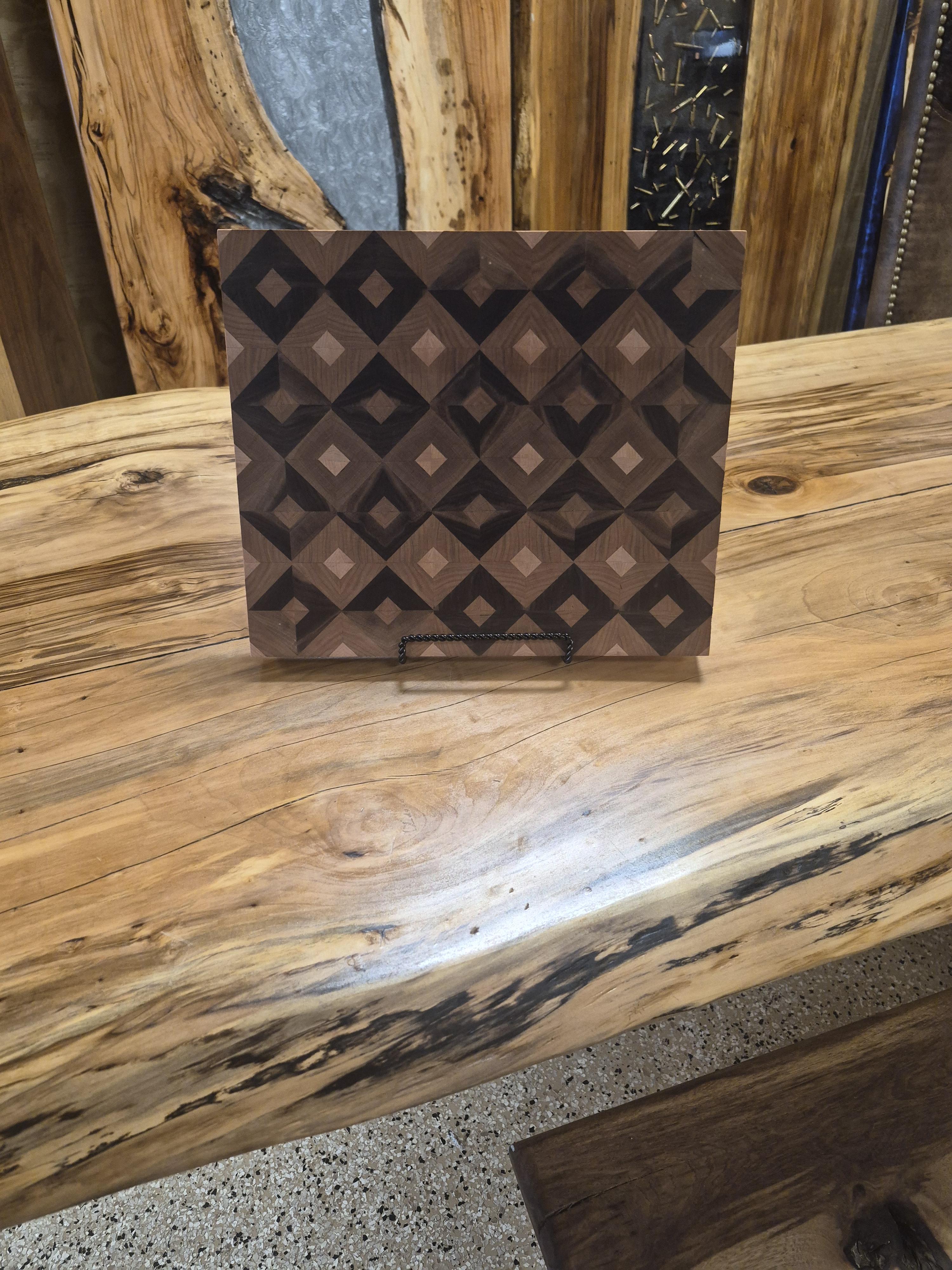  Maple, Black Walnut and Cherry Wood Cutting Board