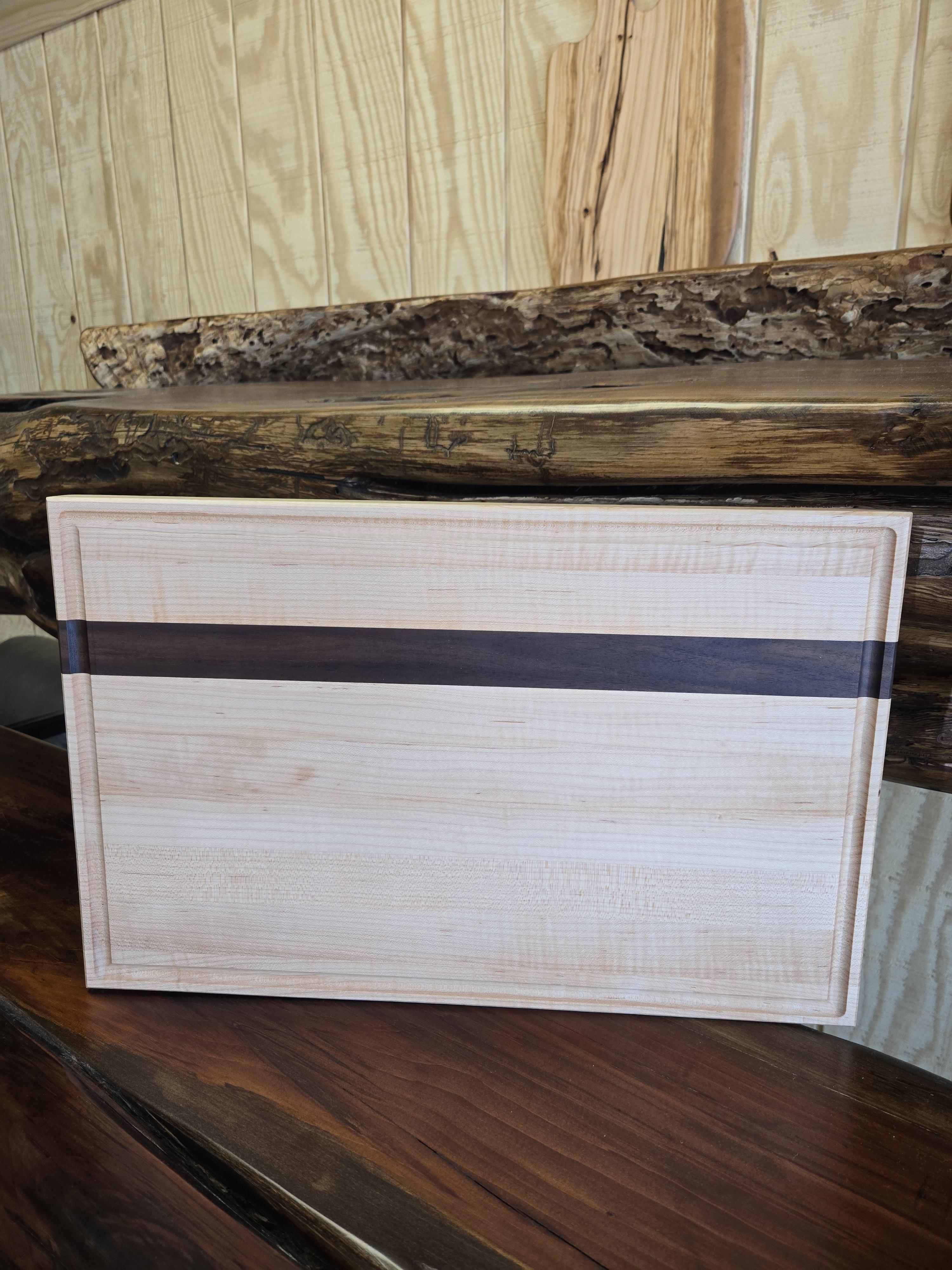 Maple and Black Walnut Cutting Board