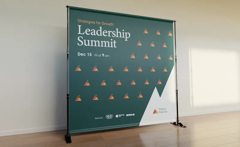 Banner with Frame - 10'x8' Step and Repeat