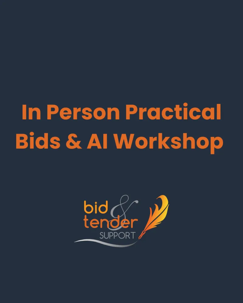 In Person Practical Bids & AI Workshop - 17.06.26