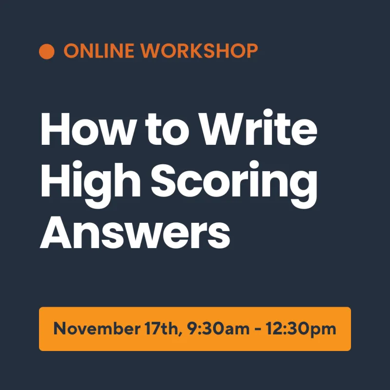 How to Write High Scoring Answers (online) 17.11.26