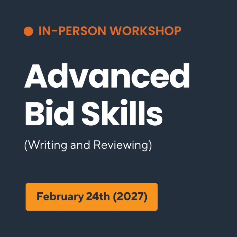 Advanced Bid Skills - Writing and Reviewing (online) - 24.02.27