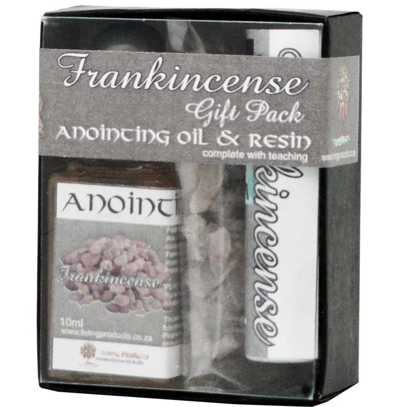 Anointing Oil Gift Pack Frankincense 10ml with Scroll