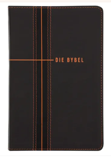 Bybel - NLV Standaard Bybel Duim Bruin & Orange KL