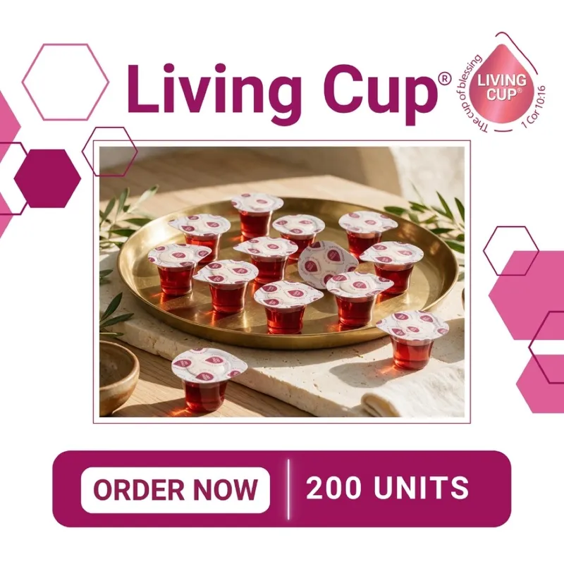Living Cup® - Proprietary Grape Juice with Wafer - 200 Units