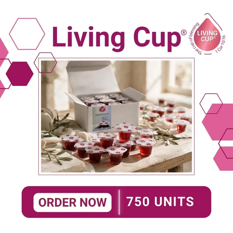 Living Cup® - Proprietary Grape Juice with Wafer - 750 Units