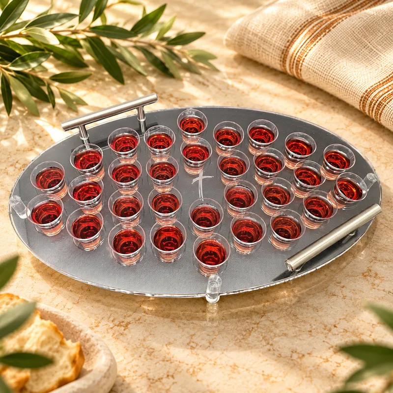 30 Holes Communion Tray – Perspex