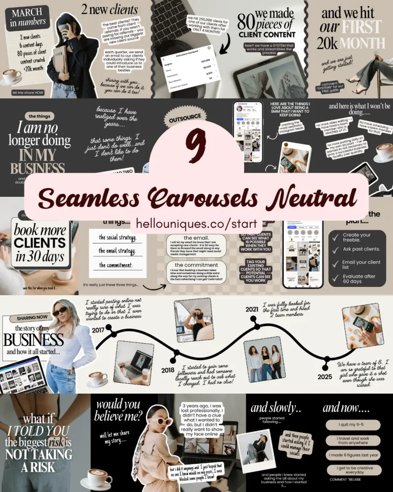 9 Seamless Carousel Neutral