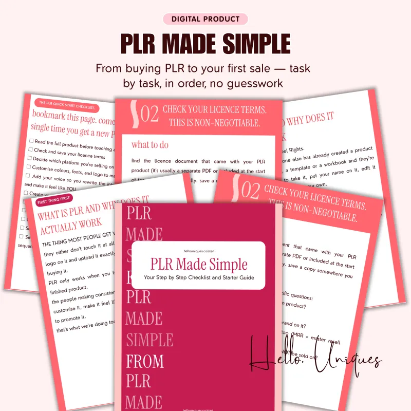 PLR Made Simple
