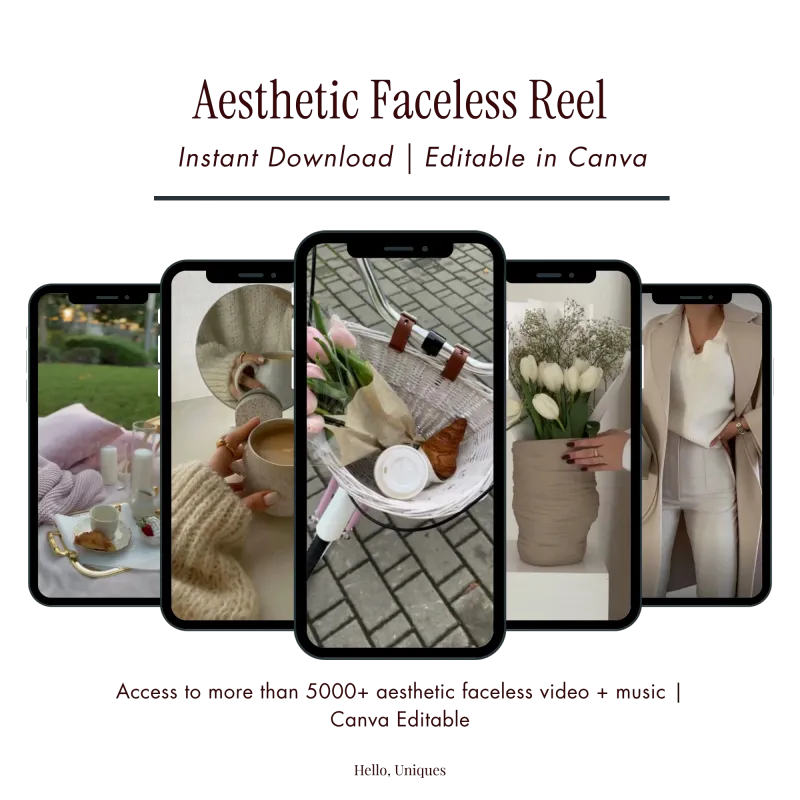 5000+ Aesthetic Faceless Video Bundle