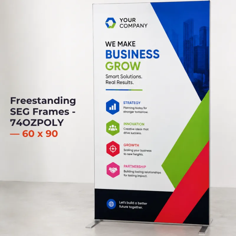 Freestanding SEG Frames - 74OZPOLY — 60 x 90