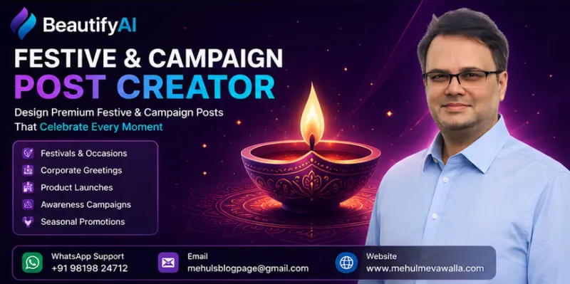 BeautifyAI Festive & Campaign Post Creator