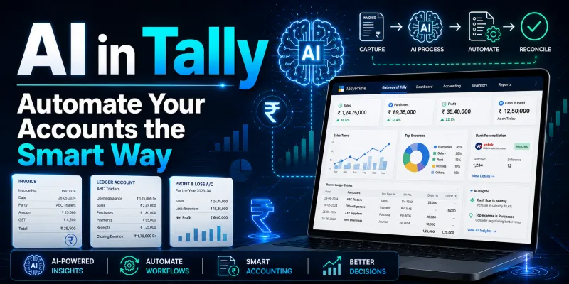 AI in Tally: Automate Your Accounts the Smart Way — Lifetime Access