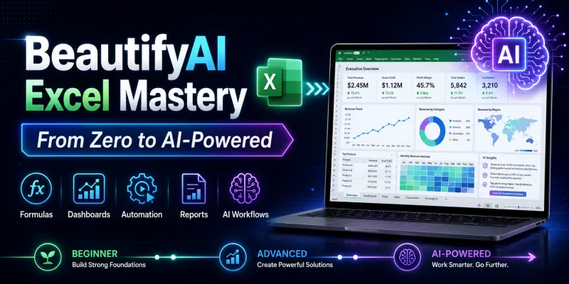 BeautifyAI Excel Mastery — Lifetime Access