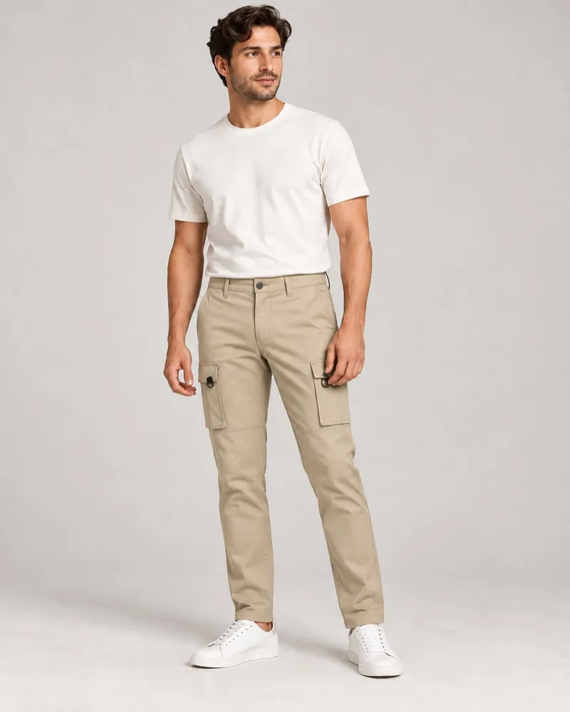Redox Pantalon de Hombre Cargo Arena HOL-1011MR