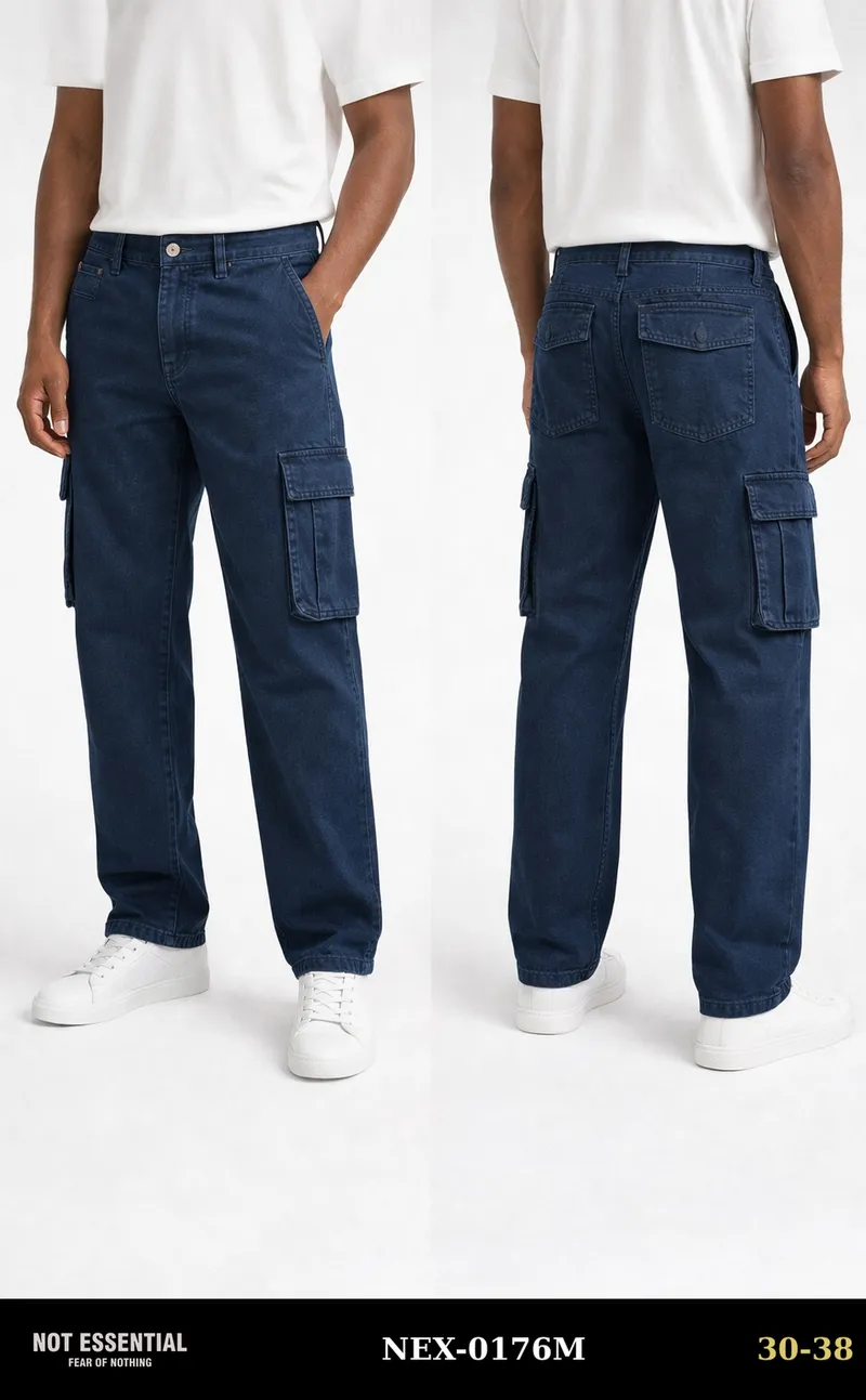 Not Essential Jean de Hombre Cargo Marino NEX-0176M