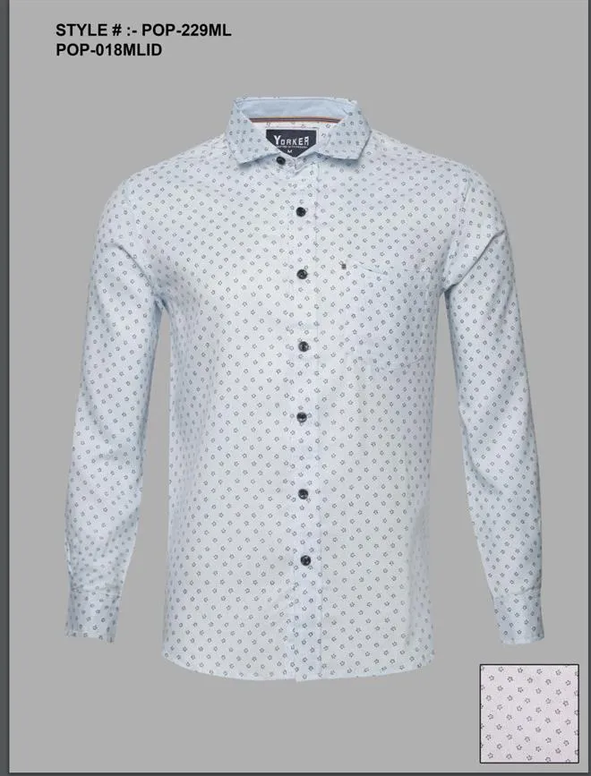 Silver Board Camisa de Hombre Celeste Rombos POP-229ML