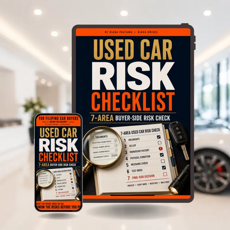 Used Car Risk Checklist — A Smarter Secondhand Car Buying Guide