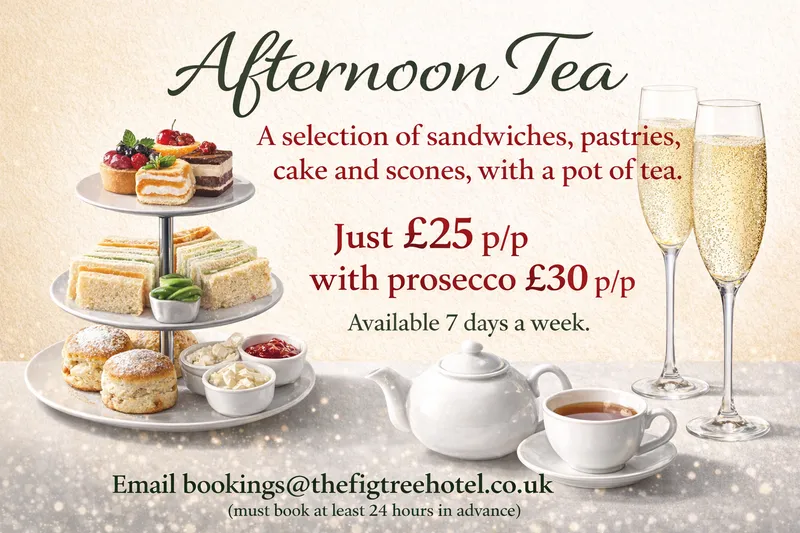 Afternoon tea at The Fig Tree Hotel, Shanklin