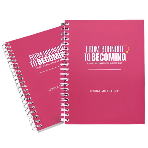 From Burnout to Becoming: A Purpose Workbook for Moms Who Desire More