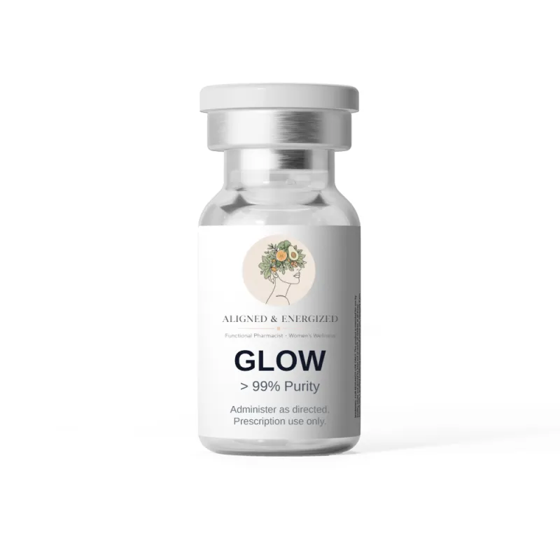 GLOW (BPC-157 / GHK-CU / TB-500)10mg/50mg/10mg/mL (3mL) - Lyophilized