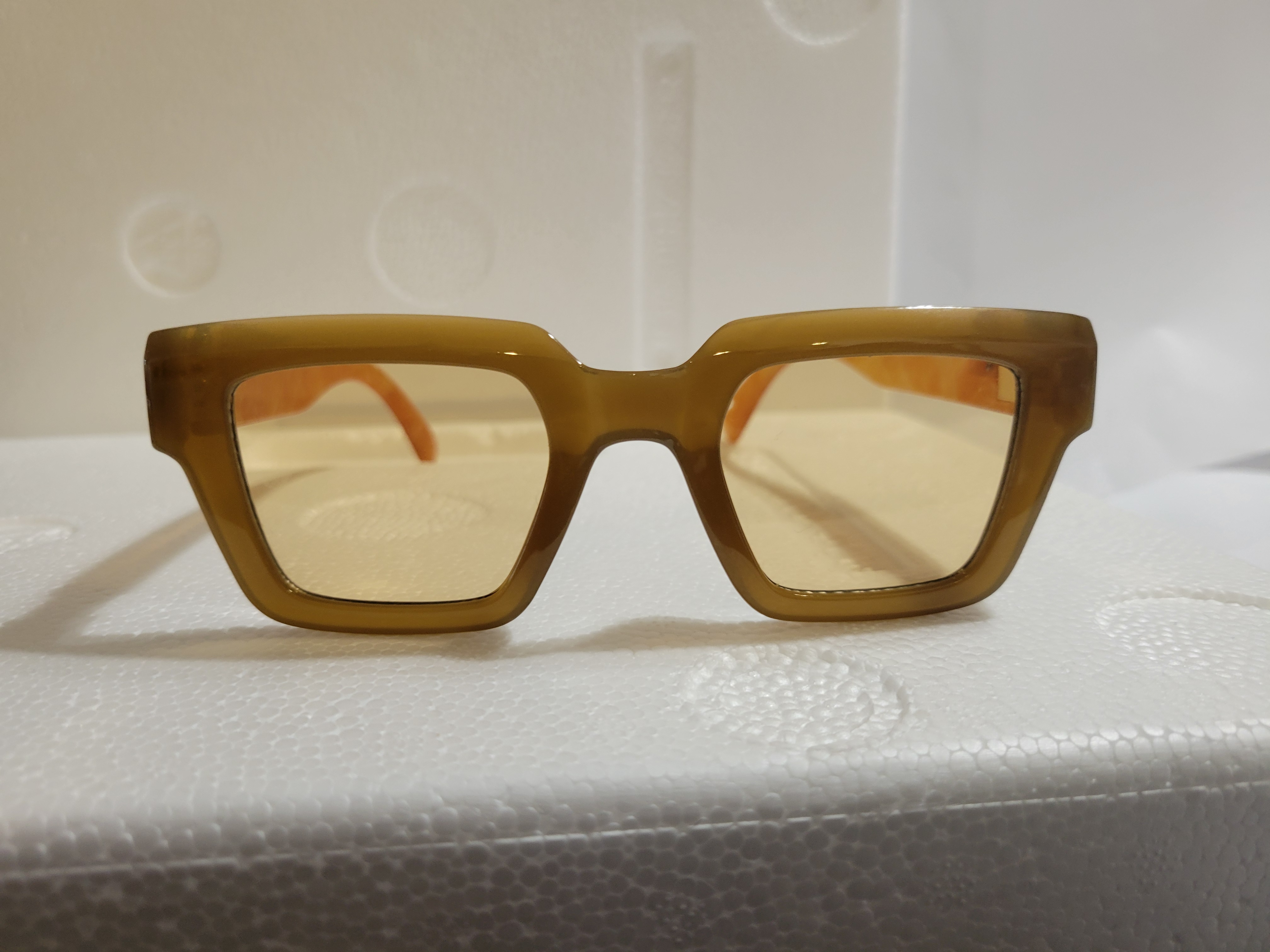 #73-Rectangular and Brown Tinted