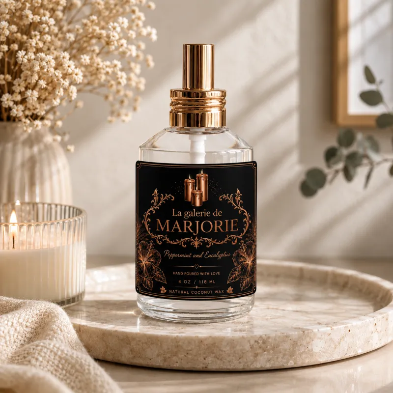 Body & Room Spray – Peppermint and Eucalyptus – 4 Oz / 118 ML