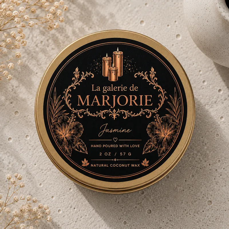 Tin Candle – Jasmine – 2 Oz / 57 G
