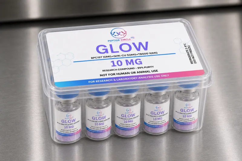 GLOW Research Blend (BPC-157 + GHK-Cu + TB-500)