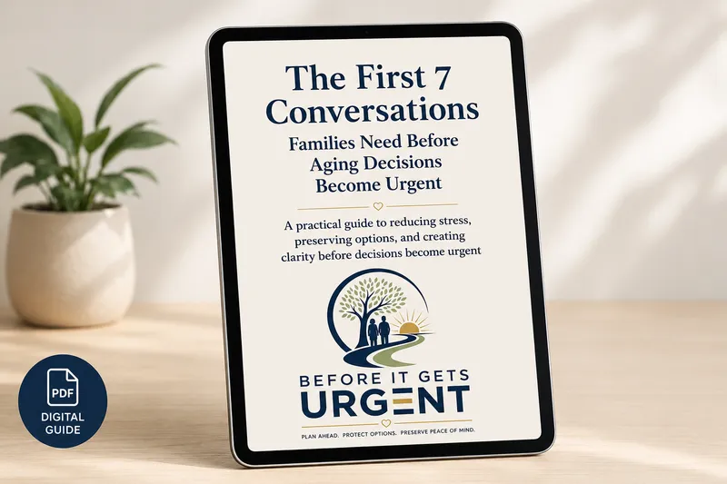 The First 7 Conversations for Families with Aging Parents