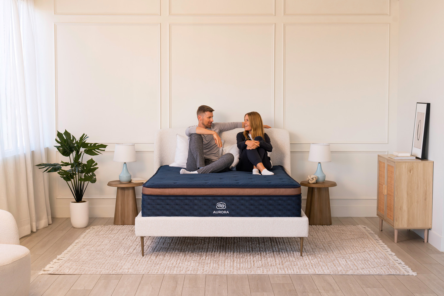 Brooklyn Bedding Aurora Luxe Cooling Hybrid with Cloud Pillowtop - Firm