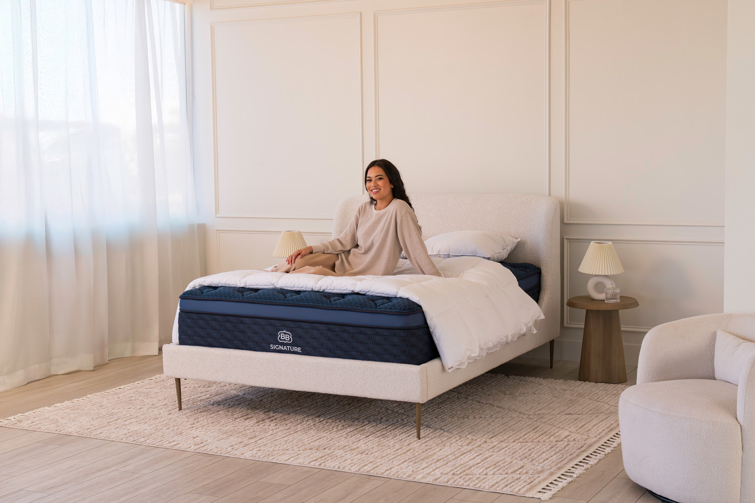 Brooklyn Bedding Signature Hybrid with Cloud Pillowtop - Soft