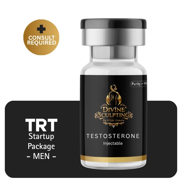 TRT Men's Startup Package 60 days (Consult, Labs, Cypionate 200mg/mL 10mL + Anastrozole 24×1mg)