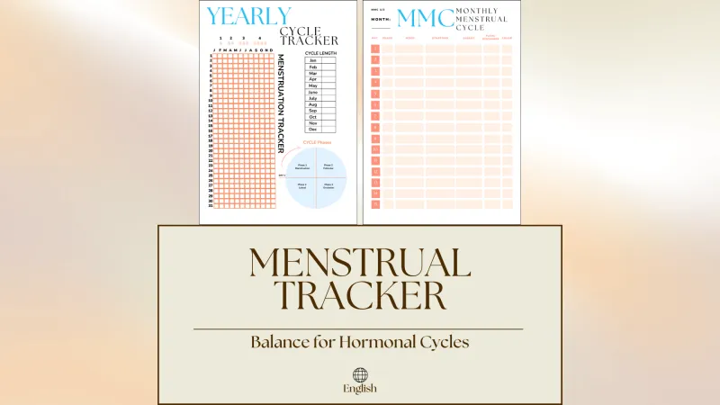 Cycle & Period Tracker Digital Download