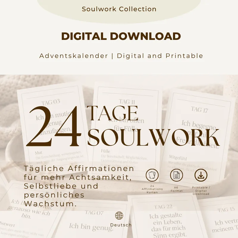 Achtsamer Adventskalender | Digitaler Download