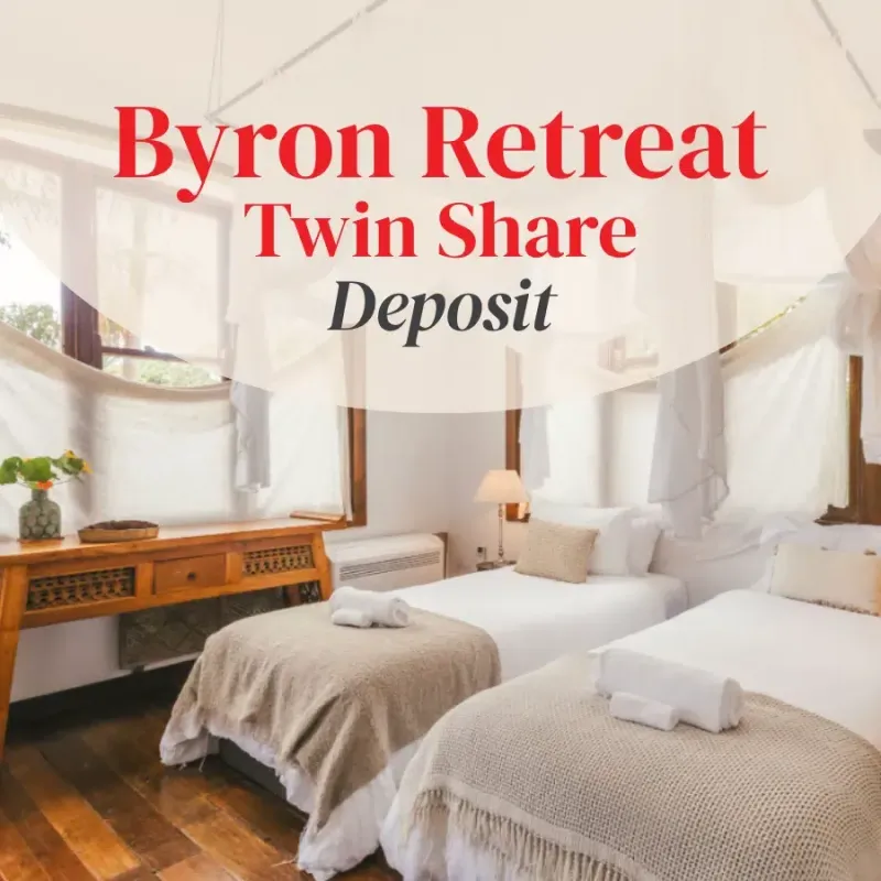 Byron Retreat Deposit - Twin Share 