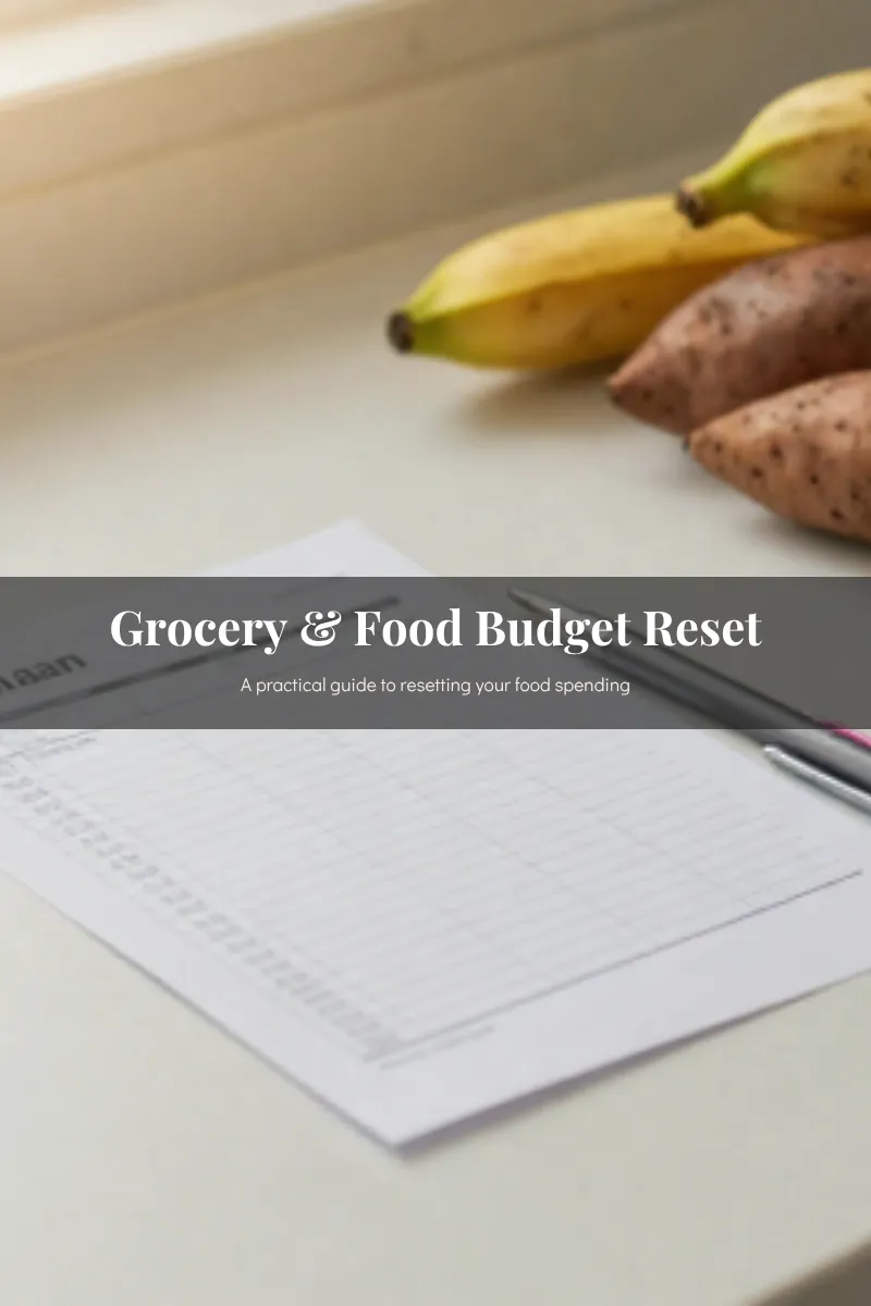 Grocery & Food Budget Reset