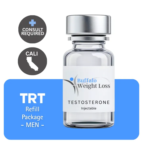 TRT CALI  Men's Refill Package 60 days (Cypionate 200mg/mL 10mL + Anastrozole 24×1mg)