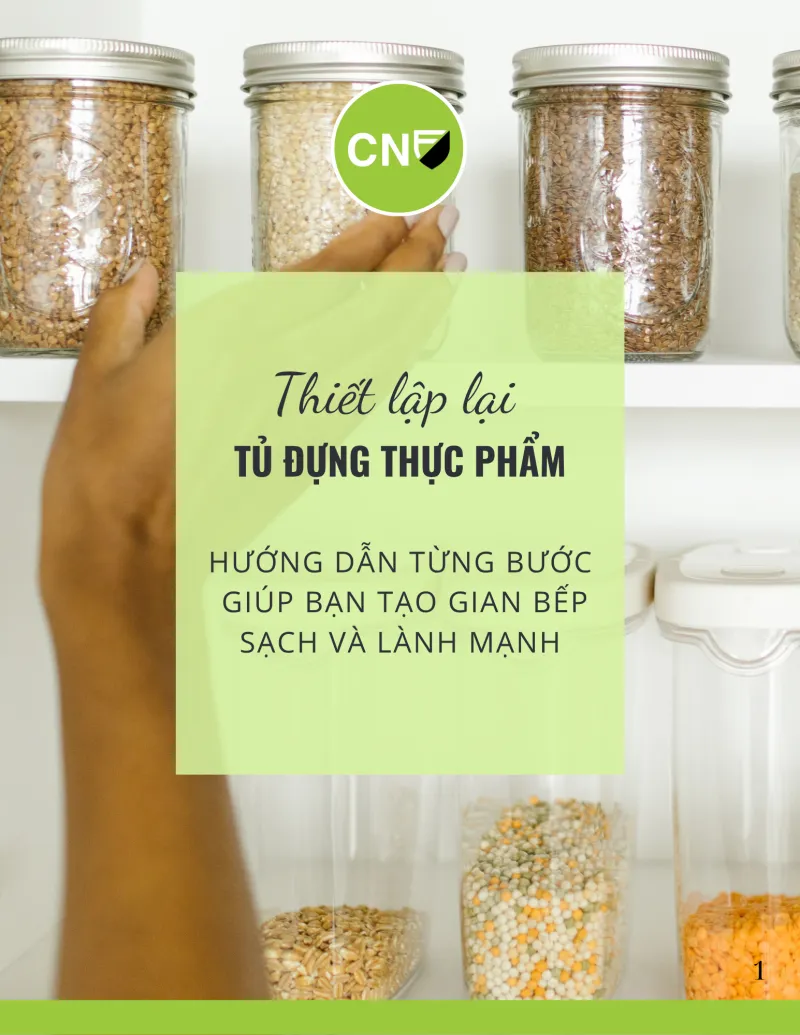 Thiết lập lại tủ đựng thức ăn 