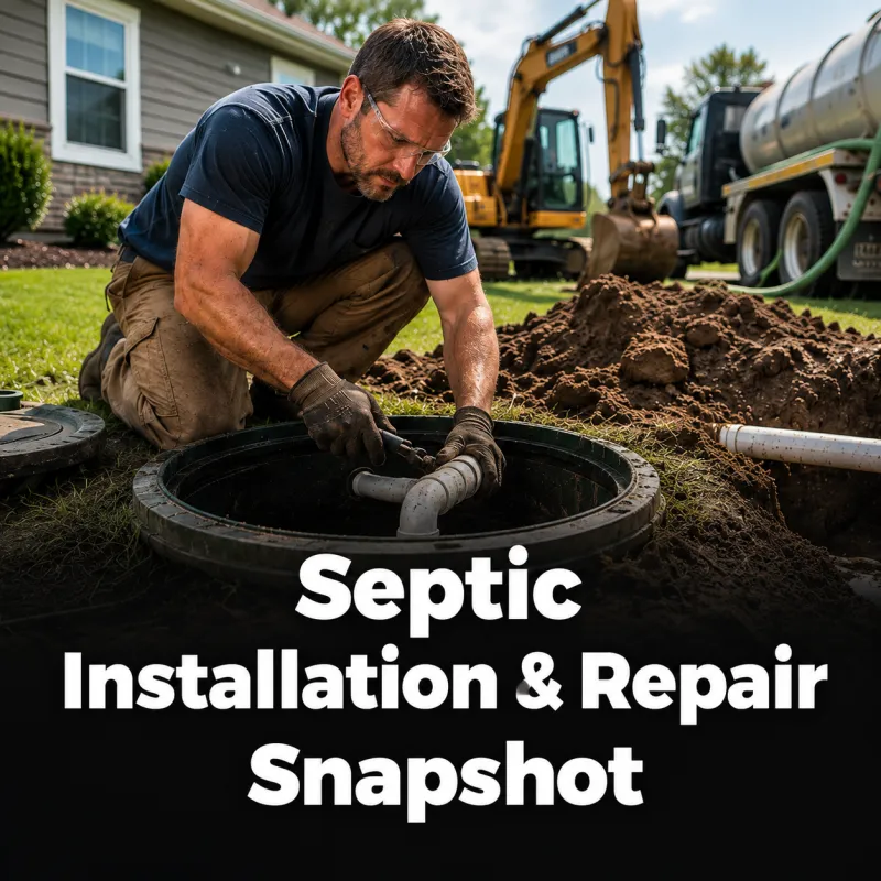 Septic Installation Snapshot