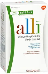 alli Weight Loss Aid Refill Pack Capsules - 120 Capsules 