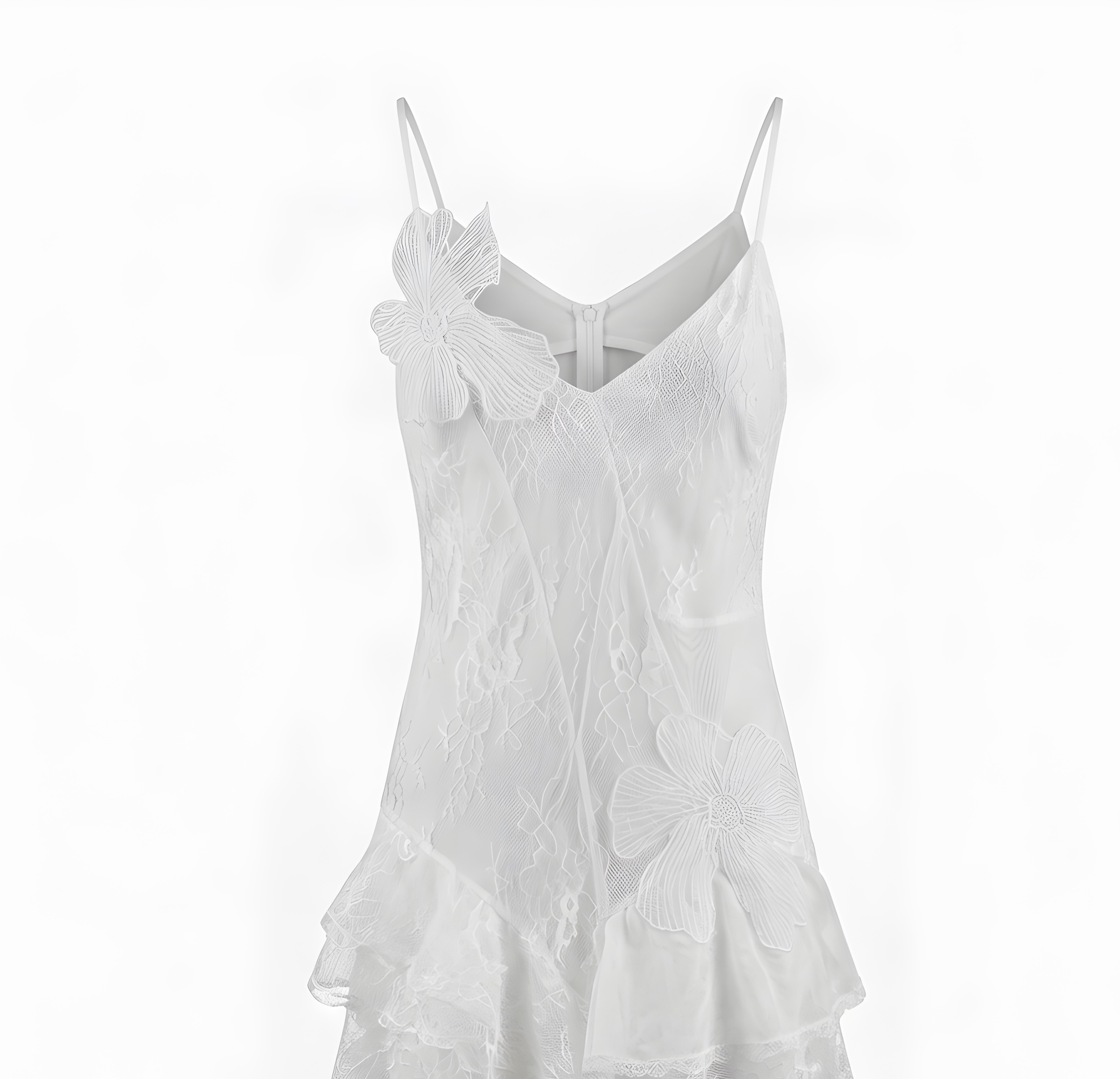 Vestido Asimetría Floral