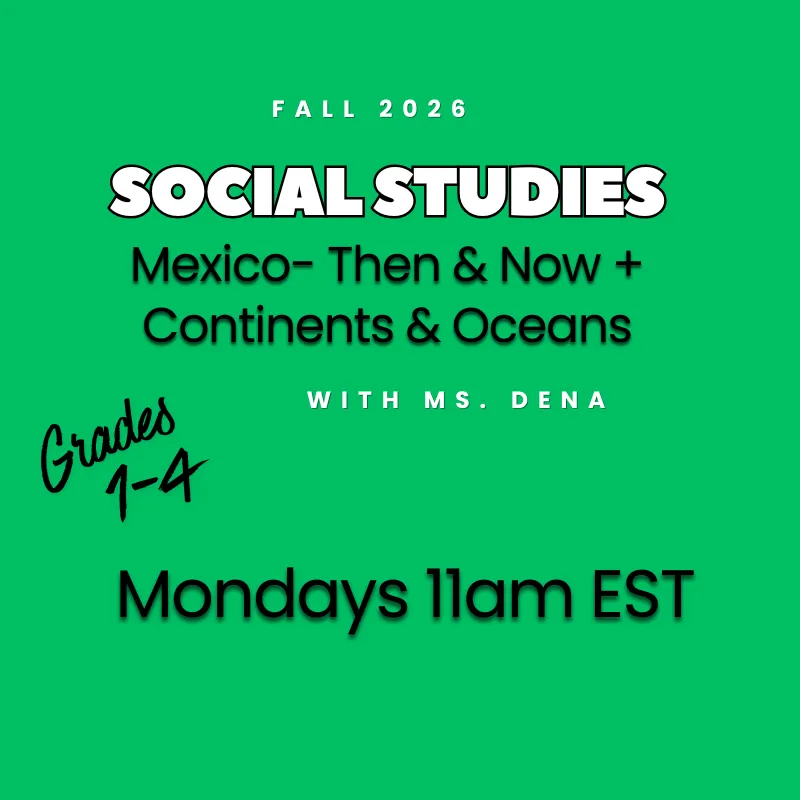 Social Studies: Grades 1-4 Ancient Incas & Aztecs, Mexico Today, & Continents/Oceans
