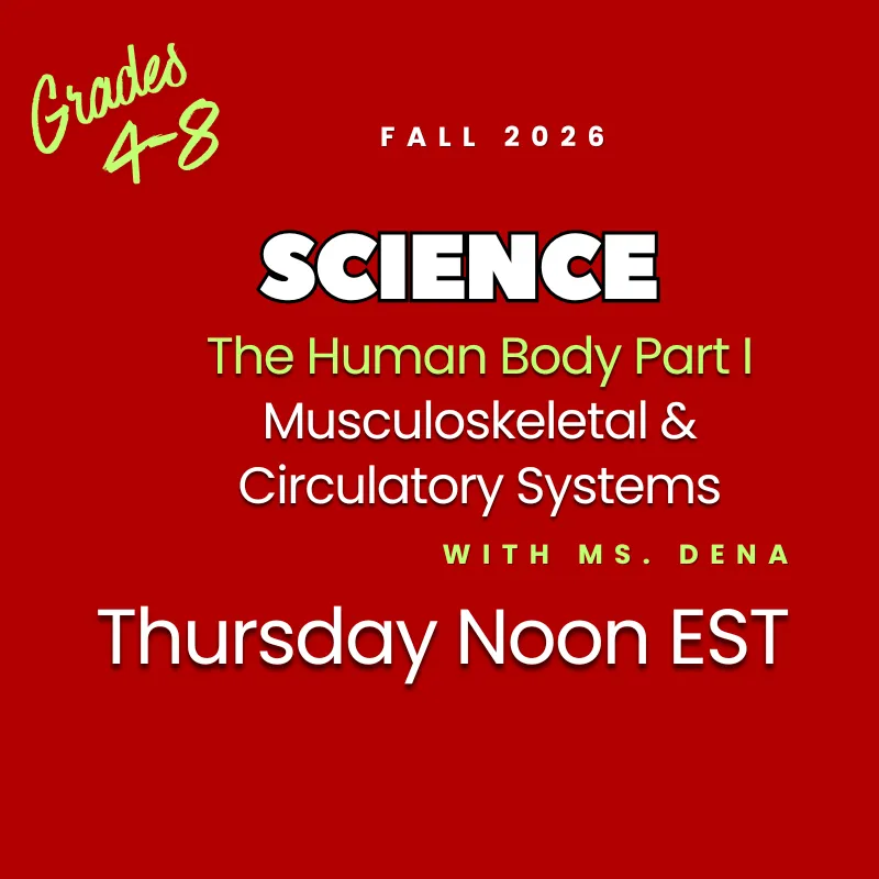Science Grades 4-8 The Human Body Part I